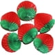 thumbnail image 1 of Paquete de 6 bolas de fresa en forma de panal de 8" - Decoraciones de fresas de papel tisú Rojo Verde MX-0129094FYD, 1 of 5