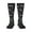 3 Black, variant on Golf Bags And Balls Pattern Women’s Knee High Crew Socks,Trouser Socks Comfortable, Breathable, Moisture-Wicking and Soft