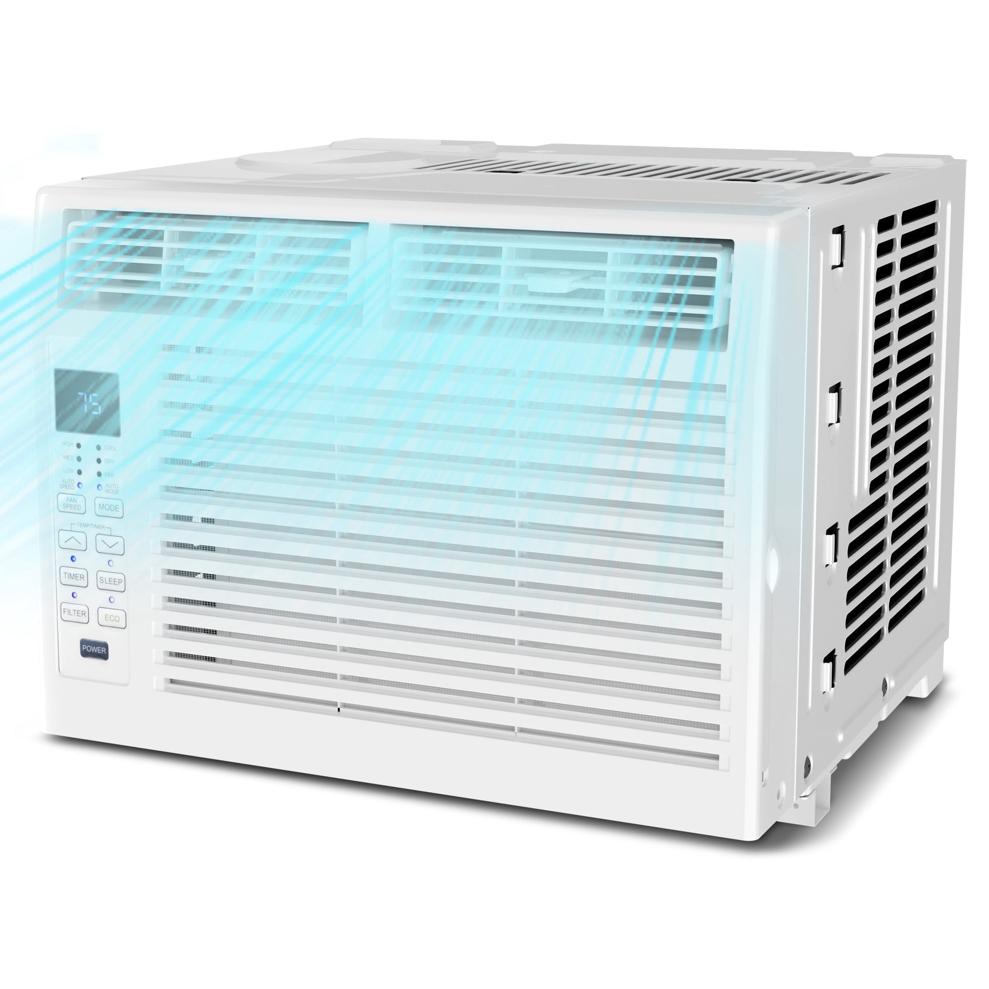 KissAir, Window Air Conditioner, 12000 BTU, 6-in-1 Modes with