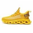thumbnail image 3 of GSLMOLN Womens Lightweight Air Cushion Comfortable Sneakers Yellow size 7-7.5, 3 of 6