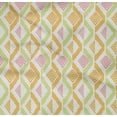 thumbnail image 4 of oneOone Organic Cotton Poplin Twill Fabric Diamond Geometric Print Fabric By The Yard 42 Inch Wide, 4 of 4