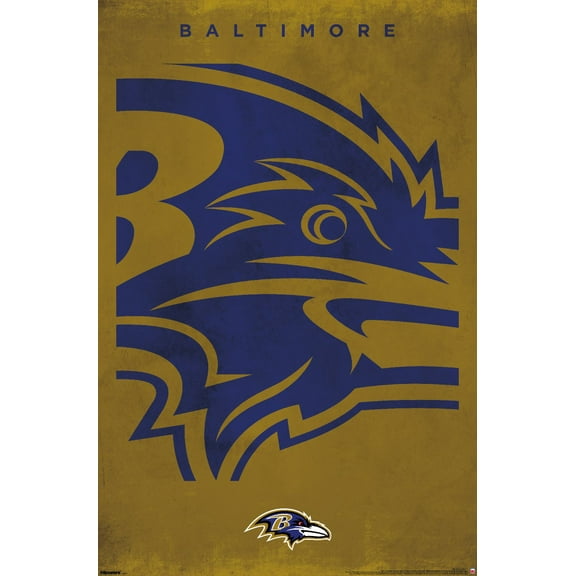 NFL Baltimore Ravens - Logo 25 Wall Poster, 22.375" x 34"