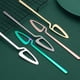 thumbnail image 5 of Cateissary Juego de cubiertos pulidos de acero inoxidable, cucharas, vajilla, cubiertos de cocina, accesorios, café, Picnic, fiestas, Type2 NO2, 5 of 6
