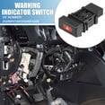 thumbnail image 2 of Unique Bargains Warning Indicator Switch No.25290F4100/25290F4300 Warning Light Button for Nissan Sentra B14, 2 of 7