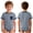 Navy Blue, variant on Boys Girls Special Needs Adaptive Clothing Anti-strip Romper Stripe Short Sleeve Jumpsuit Autistic Bodysuit Unitard Grey 8