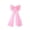 Pink, variant on MYUNNIL Christmas Tree Bow Decor, Giant Soft Snow Lace Hanging Bow Christmas Tree Decoration with Long Flowing Ribbon, 13" x 29" Gentle Seasonal Ornament for Holiday Party Wedding Wall, Blue