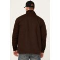 thumbnail image 4 of Hawx Work Gear Men's Oakdale Sherpa Lined Waxed Shirt Jacket Brown Medium  US, 4 of 4