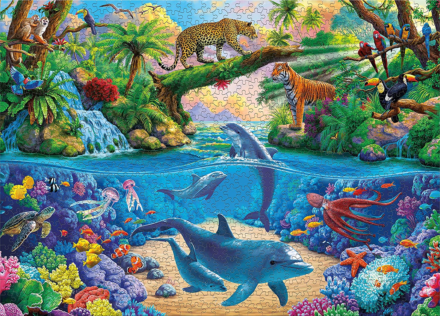 Ceaco - Wild - World of Nature - 1000 Piece Interlocking Jigsaw Puzzle