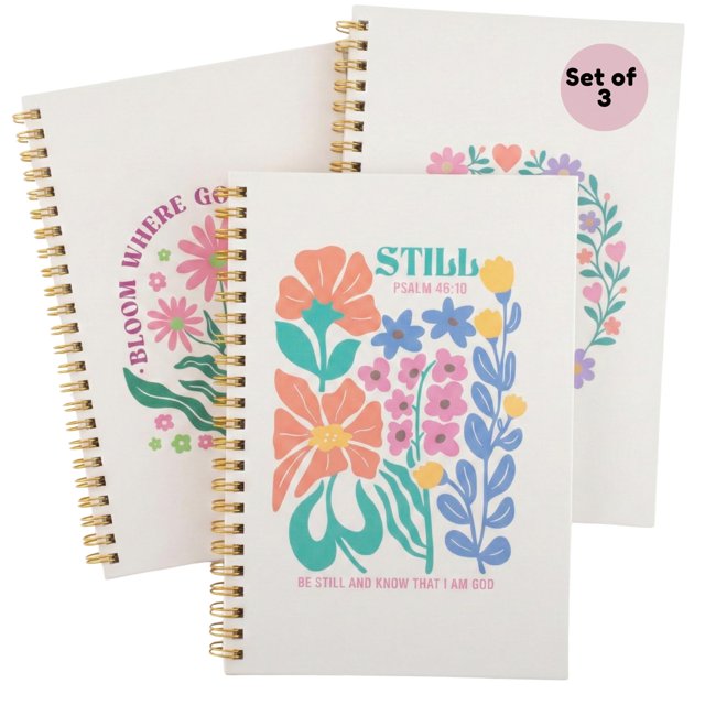 Set de cuadernos Highmark Collective Joyful Bloom, 3 unidades