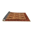 thumbnail image 2 of Ahgly Company Indoor Square Oriental Orange Industrial Area Rugs, 3' Square, 2 of 4