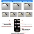 thumbnail image 4 of Lámpara solar para exteriores 48 LED Sensor de movimiento Luz regulable con control remoto inalámbrico Lámpara solar impermeable oso de fresa Electrónica, 4 of 4
