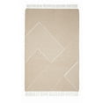 thumbnail image 4 of Brooklyn Loom Diagonal Chenille Stripe 39% Acrylic / 61% Polyester  50x70 Throw Blanket in Taupe, All Season, Adult Size, OEKO-TEX Certified, 4 of 10