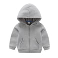 thumbnail image 2 of Avtoify Boys Hoodies Casual, Fall Hoodies for Boys, Boys Jacket Leisure, Long-Sleeve Hooded top Set for Children, Two-Piece Outfit with top and Pants, Solid-Color Girls' Hoodie Long-Sleeve Set, 2 of 3