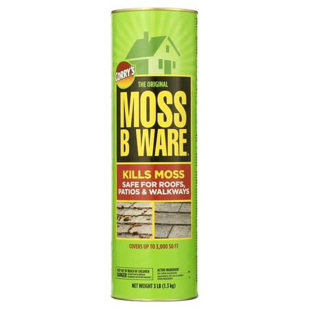 Corry's Moss B Ware Moss Killer Herbicide, 3 lb. Shaker, 1 Count