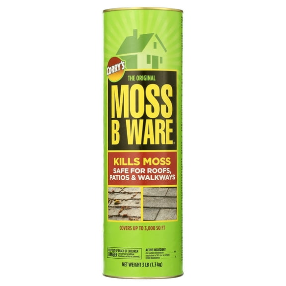 Corry's Moss B Ware Moss Killer Herbicide, 3 lb. Shaker, 1 Count