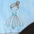 thumbnail image 6 of NOLDARES Toddler Kid Girl 2 Piece Winter Clothes CartoonPrint Long Sleeve Soft Sweatshirt and Pants Outfits Clothing(Light Blue,3-4 Y), 6 of 7