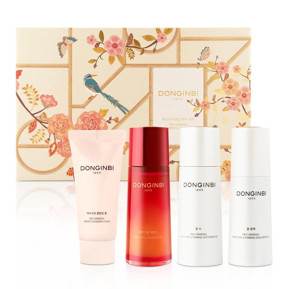 Set de cuidado de la piel Donginbi Red Ginseng con crema hidratante reafirmante