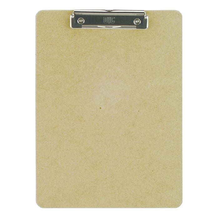 OfficeMate Recycled Wood Clipboard, Letter Size, Low Profile Clip, 9 x 12.5  Inches (83219)