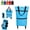 Blue-b, variant on Foldable 2-in-1 Shopping Bag, Collapsible Grocery Cart with Wheels