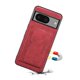 thumbnail image 2 of DENIOR For Google Pixel 8 Case Retro Leather+TPU+PC Card Holder Phone Cover - Grey, 2 of 5