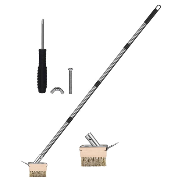 Cepillo de desmalezado Manual para grietas, herramienta de limpieza de grietas, eliminador de malas hierbas, desmalezador de grietas para