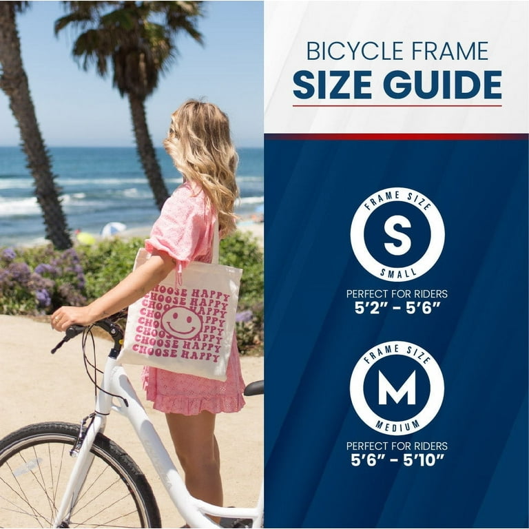 Univega - 700C USA Voyage 1.0 Adult Bicycle, Medium Frame, White