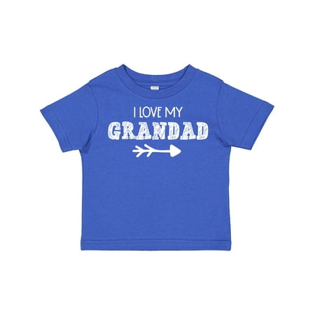 

Inktastic I Love My Grandad with Arrow Gift Toddler Boy or Toddler Girl T-Shirt