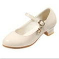 thumbnail image 2 of LYHaoo Girls Sandals Girls Sandals For Every Occasion Stylish High Heel Shoes For Girls For Daily Parties And Performances Ideal For Ages 3 15 Spring And Summer Sizes 26 Little Kid(26), 2 of 6