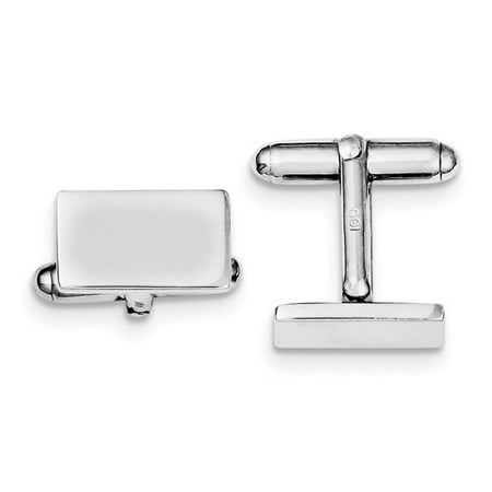 Sterling Silver Engravable and Cuff Links