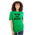 thumbnail image 3 of Do You Like Apples Famous Quote Plus Size Crewneck Graphic Tee Shirt Brisco Brands 5X, 3 of 5