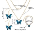 thumbnail image 3 of DPTALR Jewellery Set Necklace + Earrings + Anklet Street Photography Personality Wonderful Gift, 3 of 7