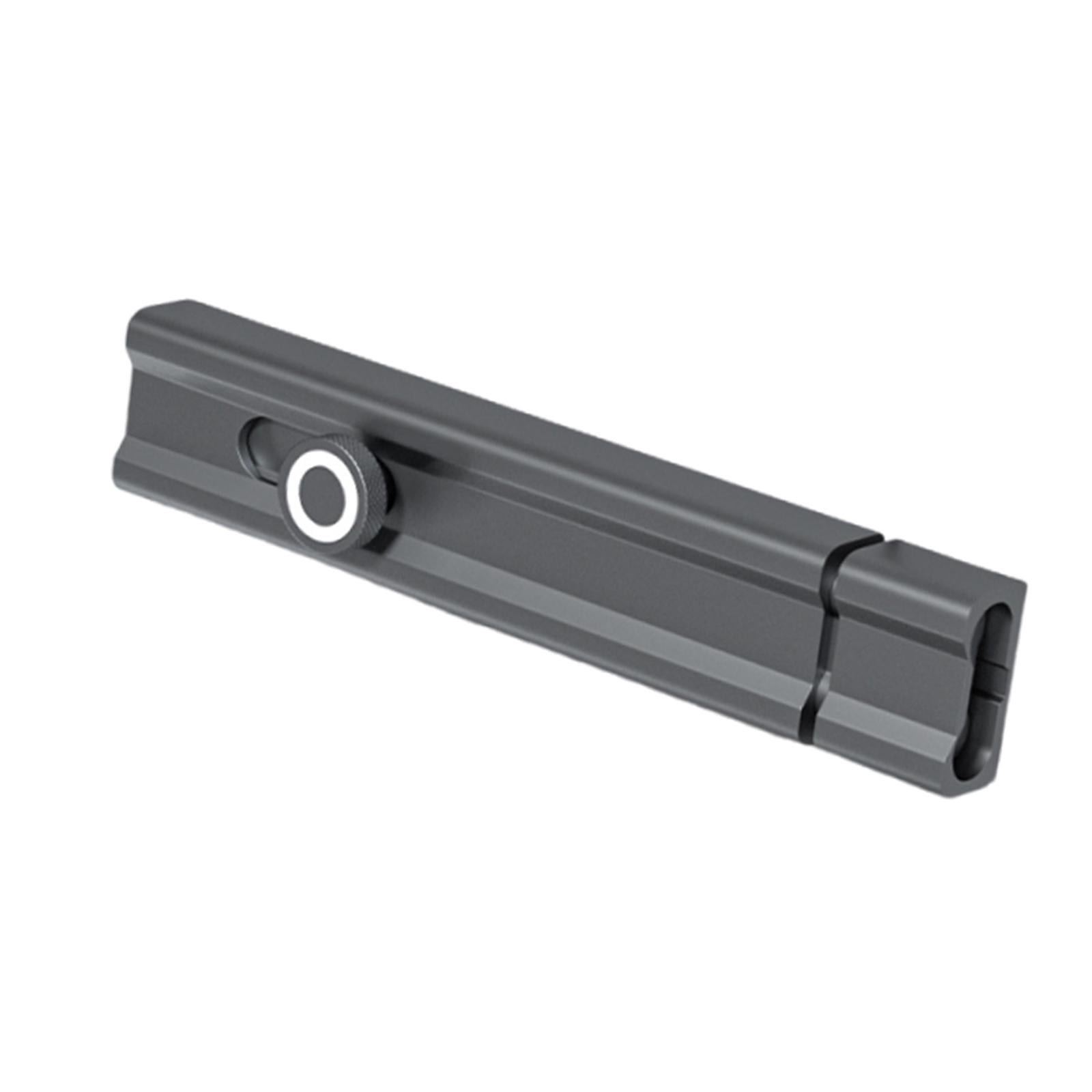 Slide Bolt Door Latch Barrel Bolt Lock Self Adhesive Aluminum Alloy Secure Fit for Home Office Bedroom Doors