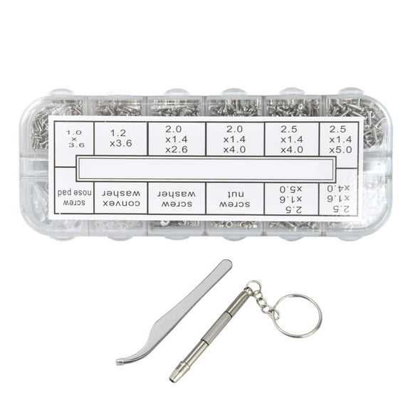 Eye Glasses Repairing Kit,Glasses Repair Kit Eyeglass Eyeglass Screws Kitwith Screwdriver Glasses Repair Kit Unmatched Quality