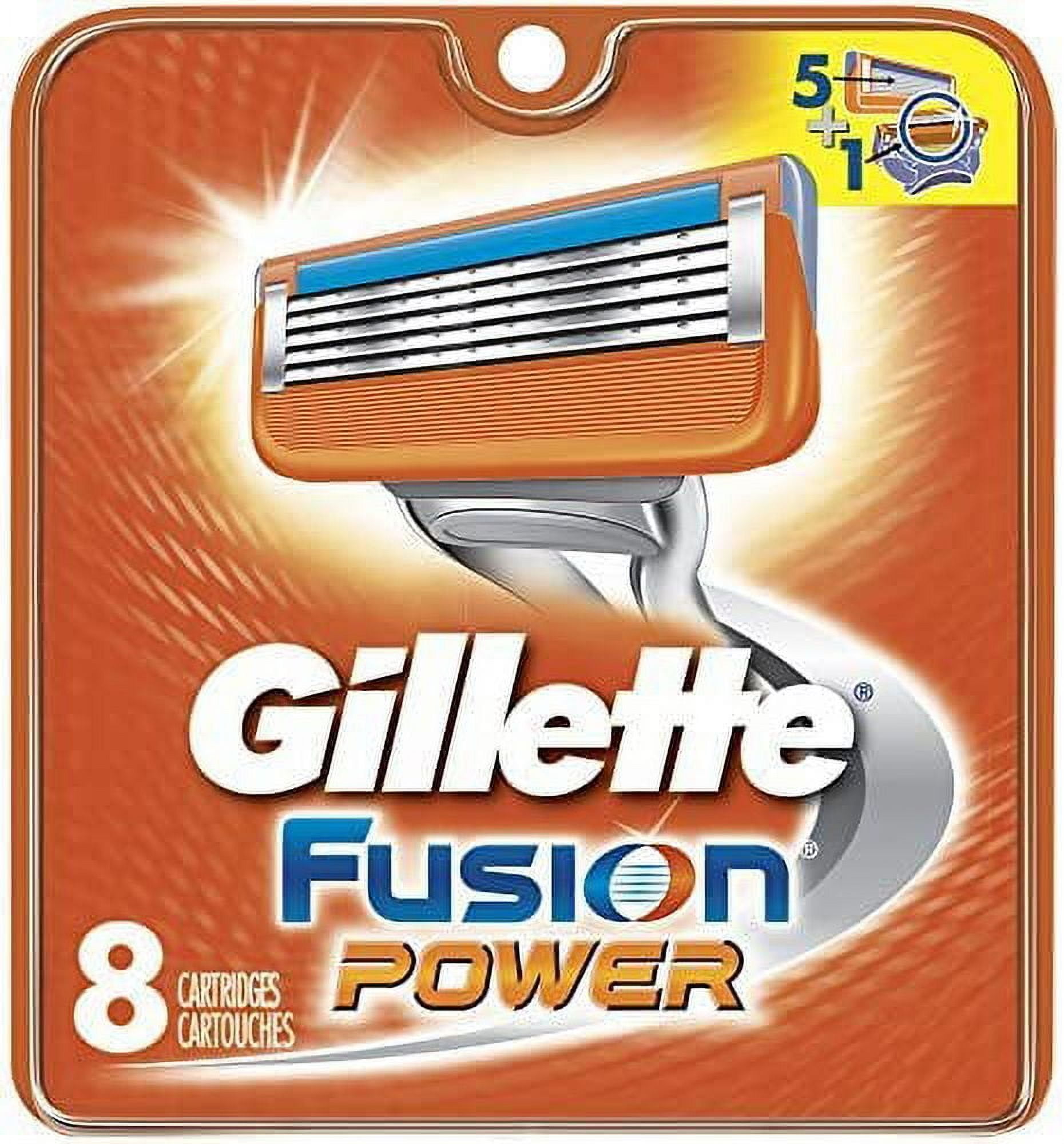 Gillette Fusion 5 Power Cartridges 8 ea
