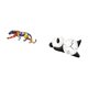 thumbnail image 5 of Escultura de panda caminando, adorno, figura decorativa, reloj de pared, animal, resina, tablero de densidad, vidrio, ideal para regalar, decoración d, 5 of 8
