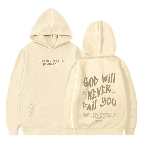 SGMVNU Hoodies for Girls Boys Inspirational Graphic 9-10 Years Oversized Y2K Hooded Sweatshirt with Pockets Autumn Winter Outfit Beige