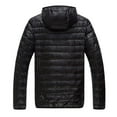 thumbnail image 4 of Men‘s Winter Jacket Warm Men Zipper Hooded Coat With Pocket, 4 of 6