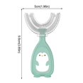 thumbnail image 1 of Boy Girl U-shape Toothbrush Cleansing Toothbrush Gifts zhangyuxiang LED, 1 of 2