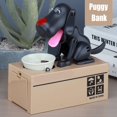 thumbnail image 2 of Little Dog Puggy Bank Battery Powered Robotic Coin Munching Toy Money Box Saving Money Coin Bank For Kids, 2 of 2