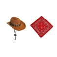 thumbnail image 2 of Clearance! Western Cowboy Style Porch Decoration Set: Cowboy Hat Hip Hop Towel Theme Decoration, 2 of 9