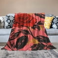 thumbnail image 5 of FCXZI Home Leisure Flannel Blanket Rose Soft Warm All-Season Comfort 30*40in, 5 of 7