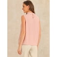 thumbnail image 3 of DARING DIVA Women's Work Business Casual Tank Top XS Pink, 3 of 6