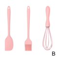 thumbnail image 5 of 3pcs Baking Tools Equipment Sets Egg Beater Whisk Scraper Spatula Oil Brush Hand Mixer For, 5 of 5
