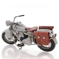 thumbnail image 2 of Modèle Indien 1942 Moto Militaire Grise 741 - Échelle 1:7, 2 of 4