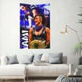thumbnail image 4 of Rhea Ripley Tapestry, Wall Hanging Tapestry, Wall Art Tapestries Poster, Home Decor For Bedroom Living Room Dorm, 60"X40", 4 of 8