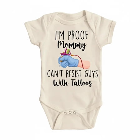 Tattoo Newborn Gift Baby Bodysuit