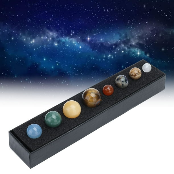Decoración del Sistema solar ANGGREK Adorno de Cristal 8 planetas
