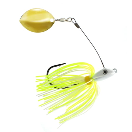 Realtree Jig-It Spinner - Chartreuse White 5/8 oz