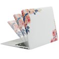 thumbnail image 4 of Mosiso Plastic Pattern Hard Case with Keyboard Cover with Screen Protector for MacBook Air 13 Inch (Model: A1369 & A1466,2010-2017 Year), White and Pink Peony, 4 of 4