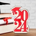 thumbnail image 4 of Minkissy 1Pcs Graduation Centerpieces Wooden Sign for Photo Props 11.9x5.7x2.0in, 4 of 8